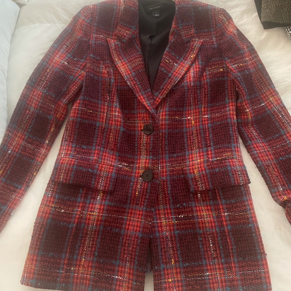 Halogen blazer, plaid, size xs